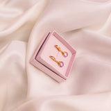 Pink Amethyst Classic Huggies