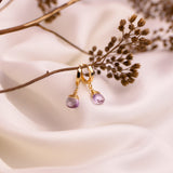 Pink Amethyst Classic Huggies