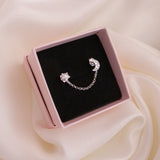 Aquila Silver Chain Studs