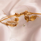 The Floating Crystal Necklace: Green Amethyst Octagon