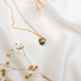 Labradorite Gold Filled Link Chain Necklace