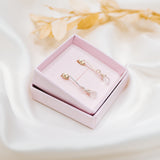 Moonstone Sterling Silver Emaline Studs