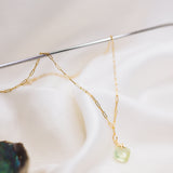 Rock Pool Prehnite Necklace