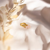 Rose Quartz Mini Huggies