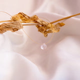 The Floating Crystal Necklace: Rose Quartz Heart