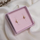 Rose Quartz Stud