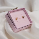 Rose Quartz Stud