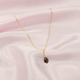 Allure Smoky Quartz Chain Link Necklace