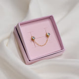 Aquamarine Stacking Studs