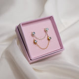 Aquamarine Stacking Studs