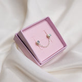 Aquamarine Stacking Studs