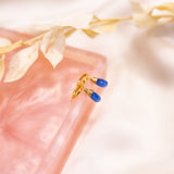 Blue Chalcedony Mini Huggies