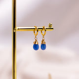 Blue Chalcedony Mini Huggies