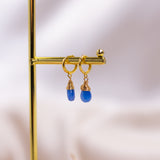 Blue Chalcedony Mini Huggies