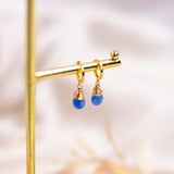 Blue Chalcedony Mini Huggies