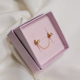 Rose Quartz Stacking Studs