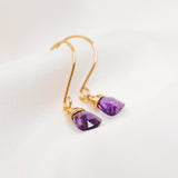 Amethyst Gold Filled Lilibet Hooks