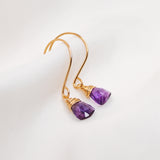 Amethyst Gold Filled Lilibet Hooks