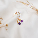 Amethyst Gold Filled Lilibet Hooks