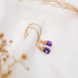 Amethyst Gold Filled Lilibet Hooks