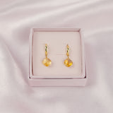 Citrine Mini Huggies