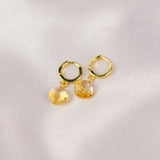 Citrine Mini Huggies