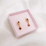 Garnet Regal Studs