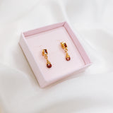 Garnet Regal Studs