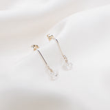 Herkimer Diamond Sterling Silver Emaline Studs