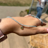 Custom - Aquamarine & Peridot Sterling Silver Necklace