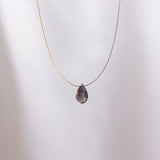 The Floating Crystal Necklace: Labradorite