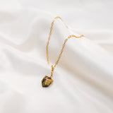 Labradorite Gold Filled Link Chain Necklace