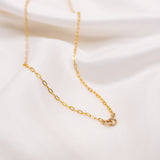 Labradorite Gold Filled Link Chain Necklace