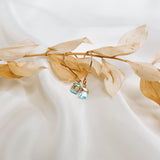 Aquamarine Gold Filled Lilibet Hooks