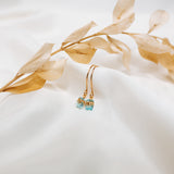 Aquamarine Gold Filled Lilibet Hooks