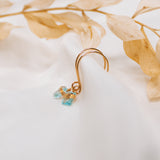 Aquamarine Gold Filled Lilibet Hooks