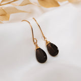 Smoky Quartz Gold Filled Lilibet Hooks