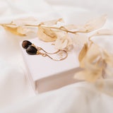 Smoky Quartz Gold Filled Lilibet Hooks