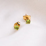 Peridot Studs