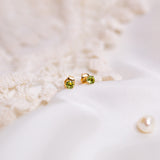 Peridot Studs