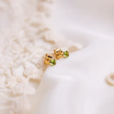 Peridot Studs