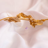 The Floating Crystal Necklace: Pink Amethyst