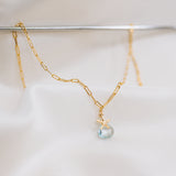 Rock Pool Aquamarine Necklace