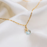 Rock Pool Aquamarine Necklace