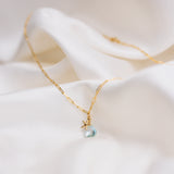 Rock Pool Aquamarine Necklace