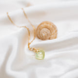 Rock Pool Prehnite Necklace