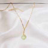 Rock Pool Prehnite Necklace