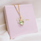 Rock Pool Prehnite Necklace