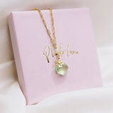 Rock Pool Prehnite Necklace