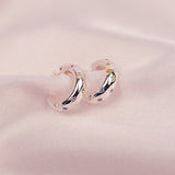 Twin Flame Hoop Studs